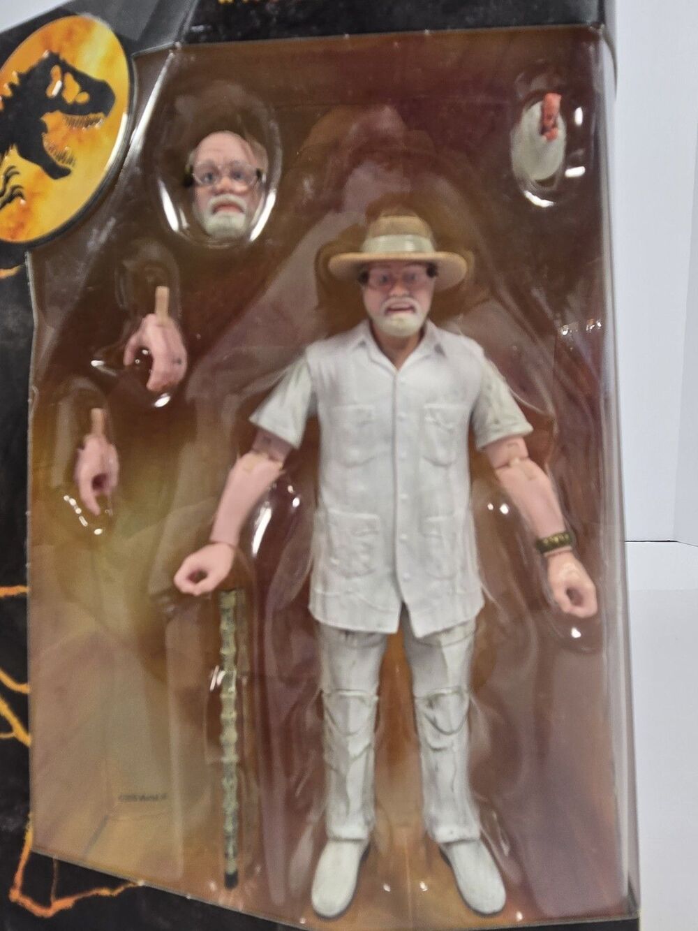 Jurassic Park Amber Collection JOHN HAMMOND Mattel 6 Inch Figure NEW SEALED 2021 - Picture 3 of 8
